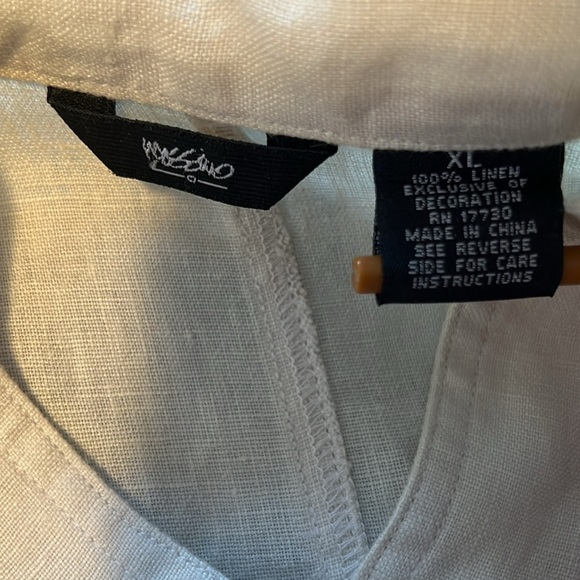 Mossimo Linen Button Up Jacket Size Extra Large - Picture 7 of 10